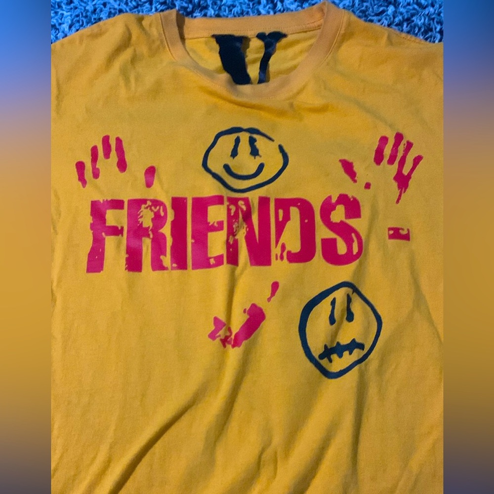 VLONE X Kika Drip Blood V Staple FRIENDS t’T-Shirt